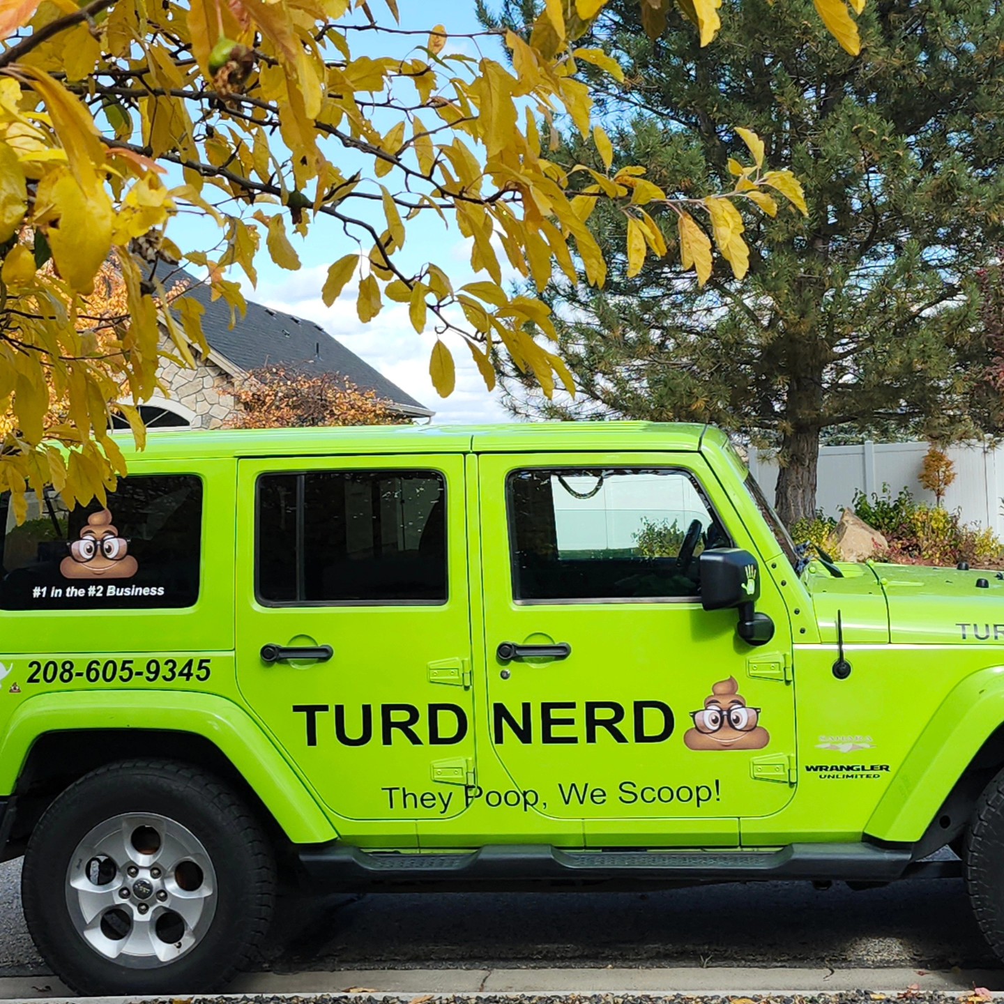 turd nerd scooping dog poop in boise idaho